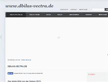 Tablet Screenshot of dbilas-vectra.de